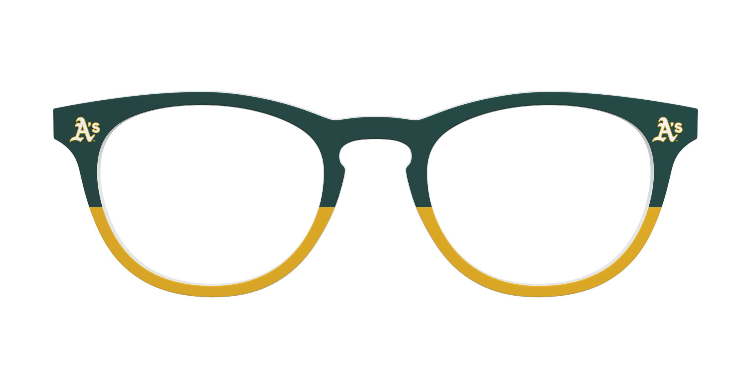 Pair Eyewear School Spirit Athletics Split top occhiali giallo