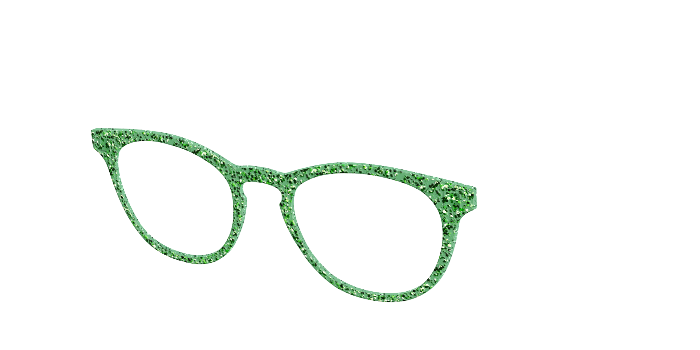 Pair Eyewear Solid Tops Emerald Sparkle top magnetico