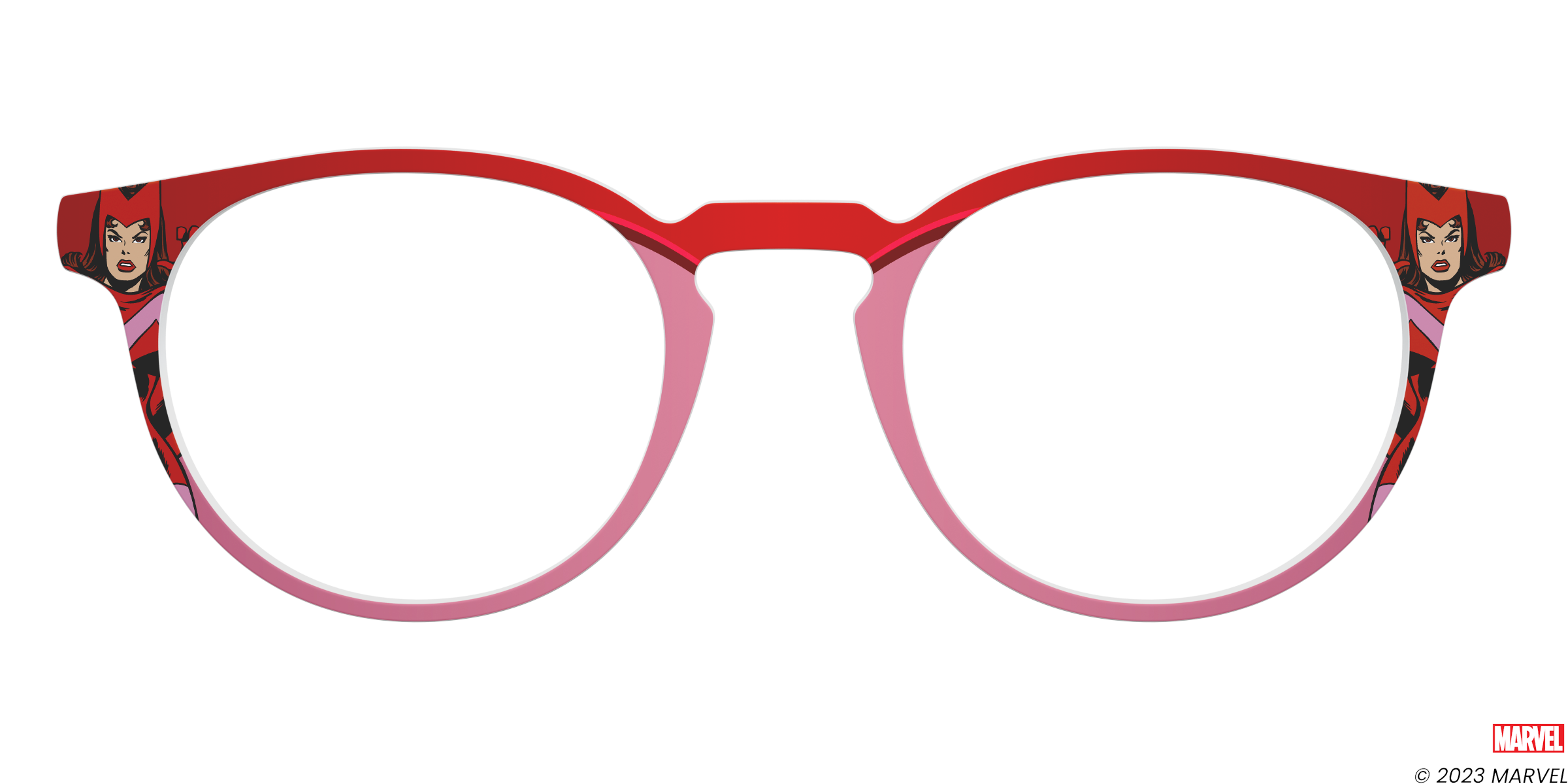 Pair Eyewear Collabs The Scarlet Witch top occhiali rosso