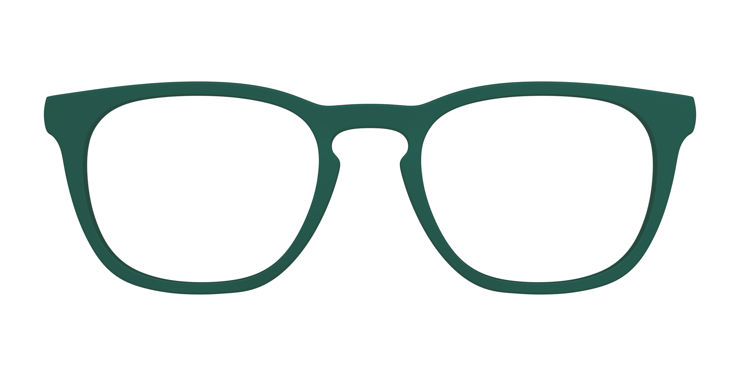 Pair Eyewear Solid Tops The Spruce top verde tinta unita