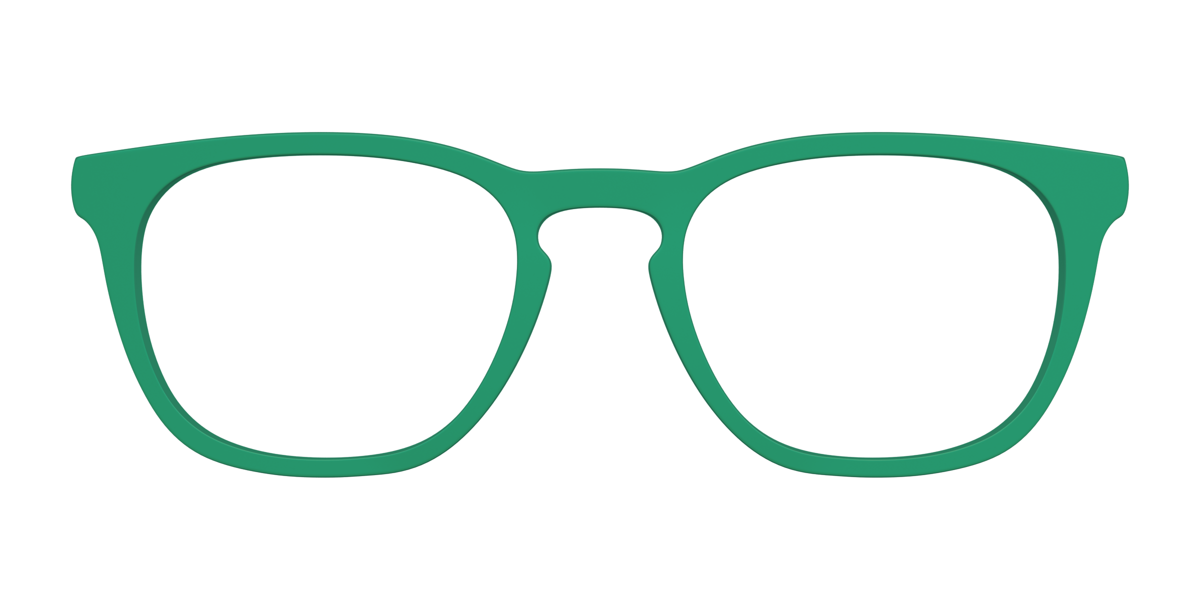Pair Eyewear Solid Tops The Forest Green top per occhiali