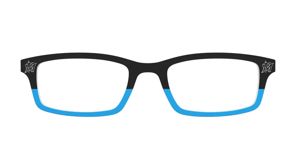 Pair Eyewear School Spirit Marlins Split top magnetico blu