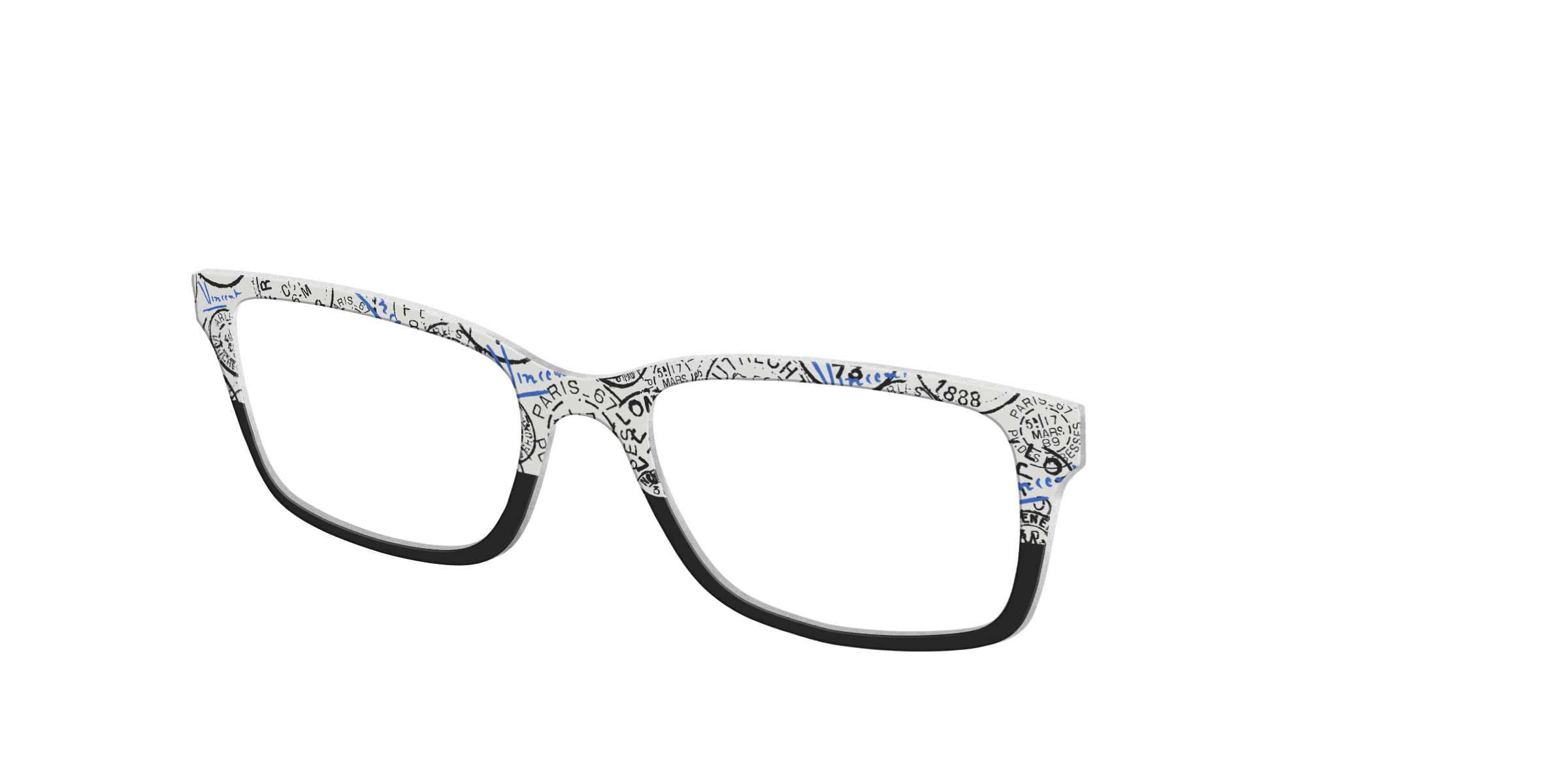 Pair Eyewear Collabs The Stamps Split top per occhiali