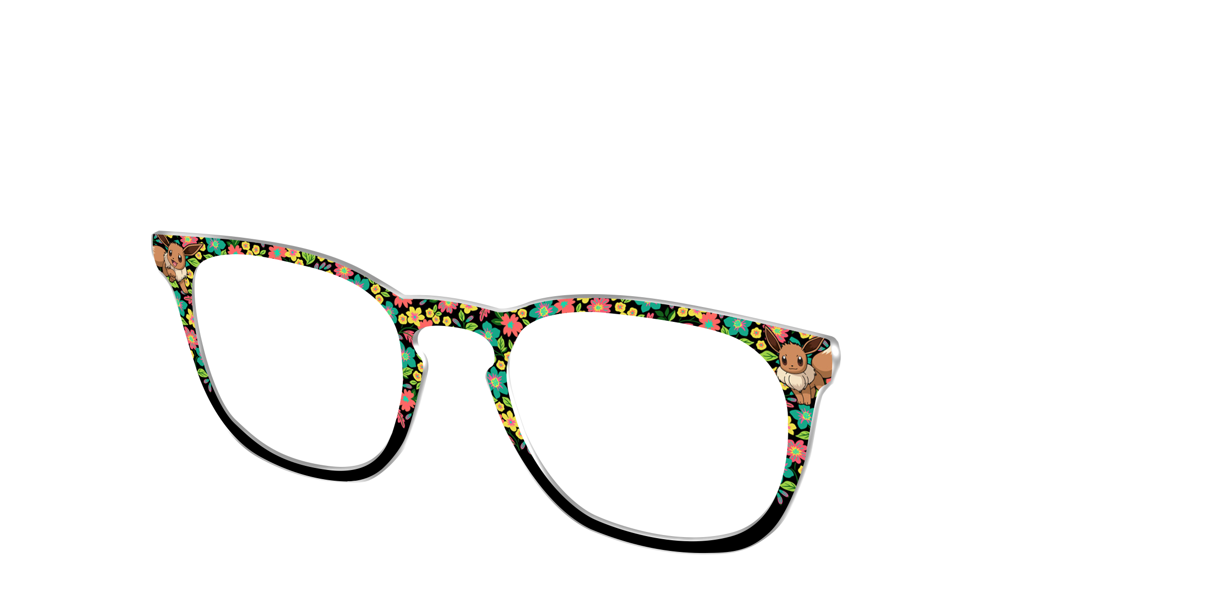 Pair Eyewear Collabs Eevee PK08 top occhiali giallo