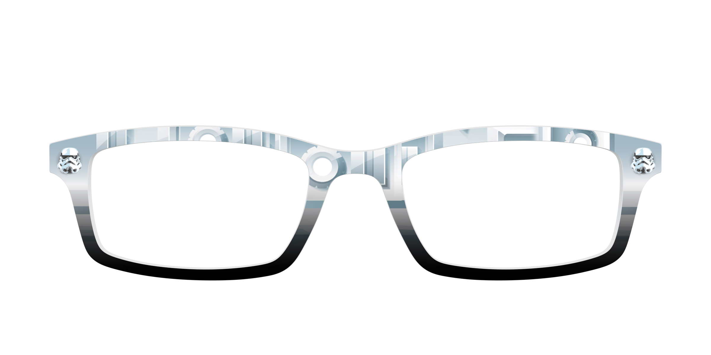 Pair Collabs Stormtrooper SW8 top occhiali bianco
