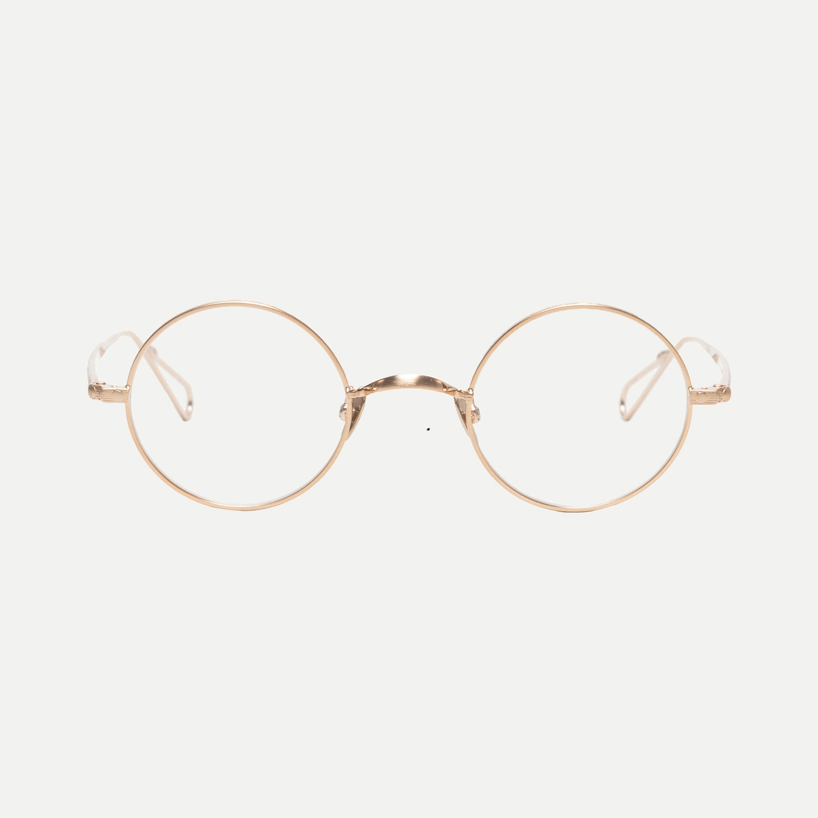 AHLEM Place Coluche occhiali da vista Antique Gold rotondi