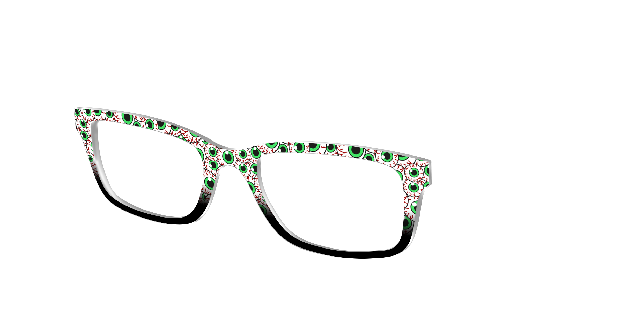 Pair Eyewear Design Tops Occult Eyes top nero HW124