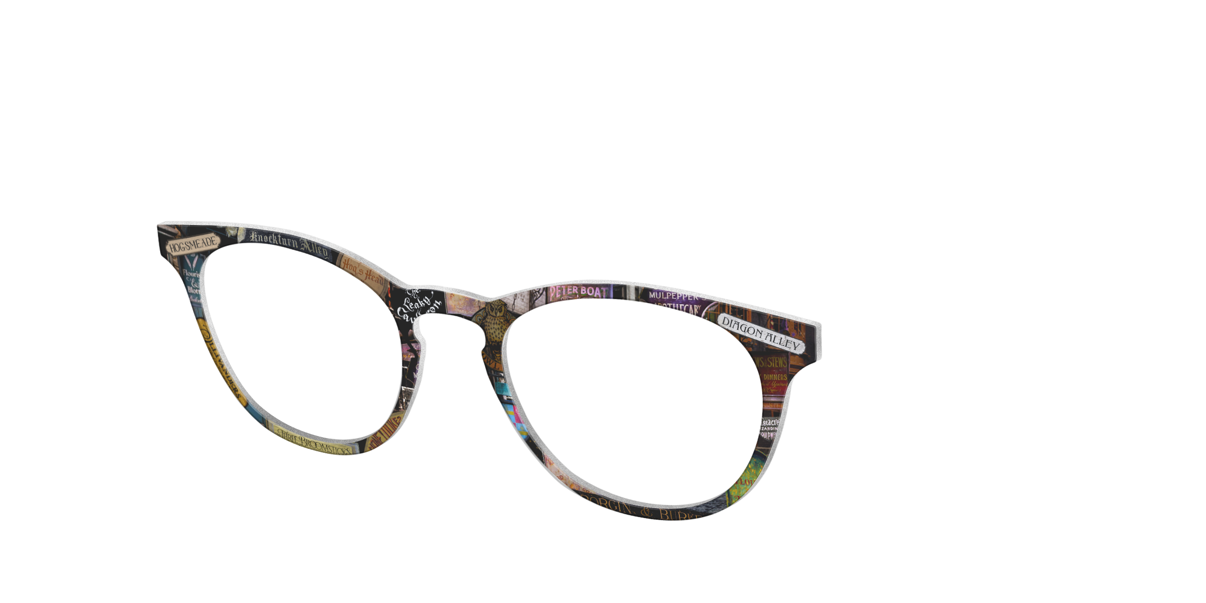 Pair Eyewear Wizarding Shops top frame Cedro marrone