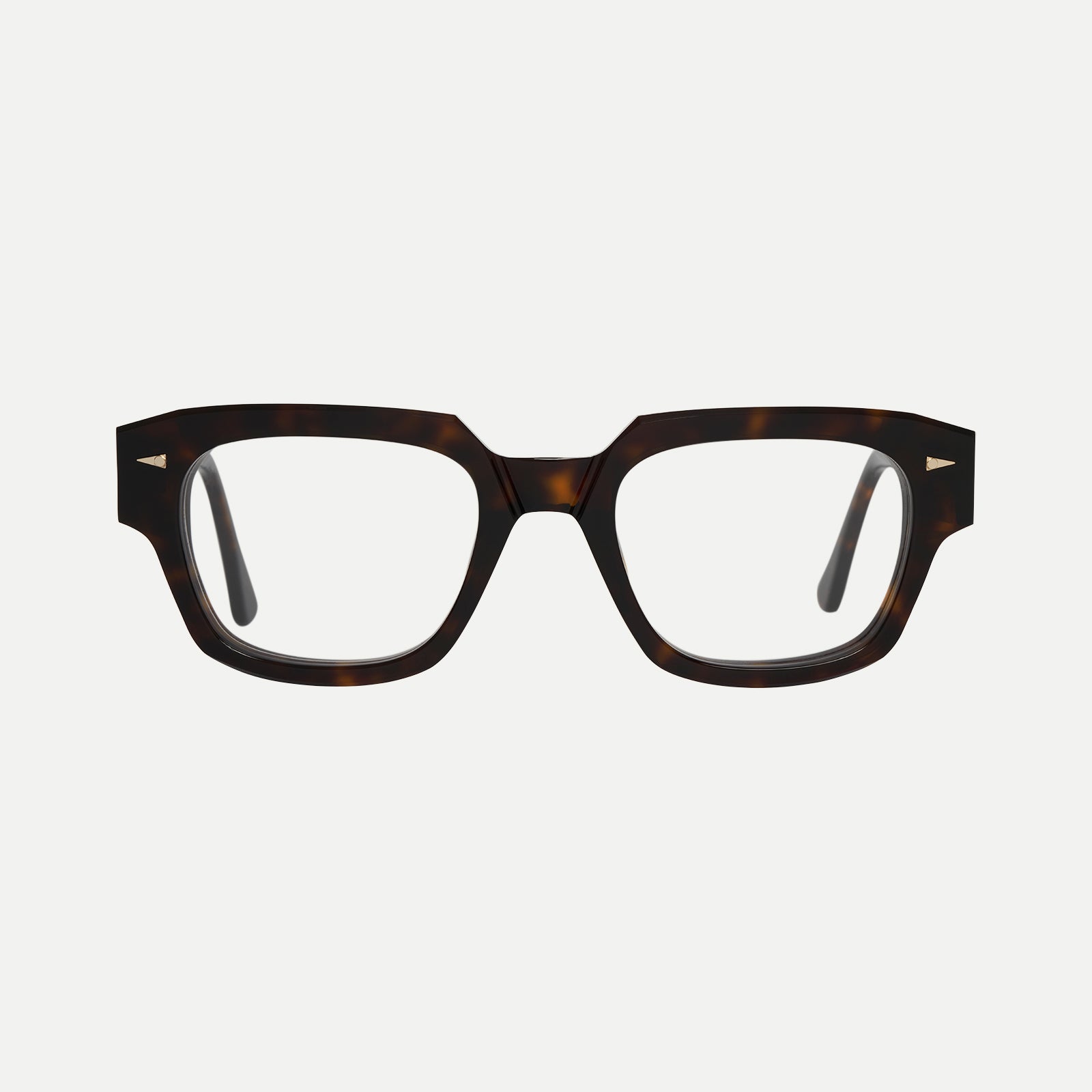 AHLEM Rivoli montatura vista Dark Turtle acetato oro