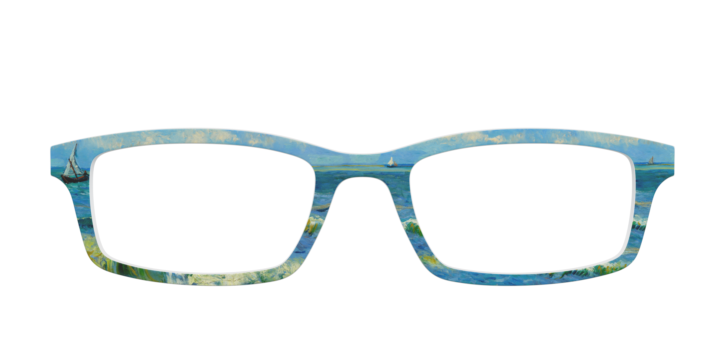 Pair Collabs Seascape VG12 top occhiali blu