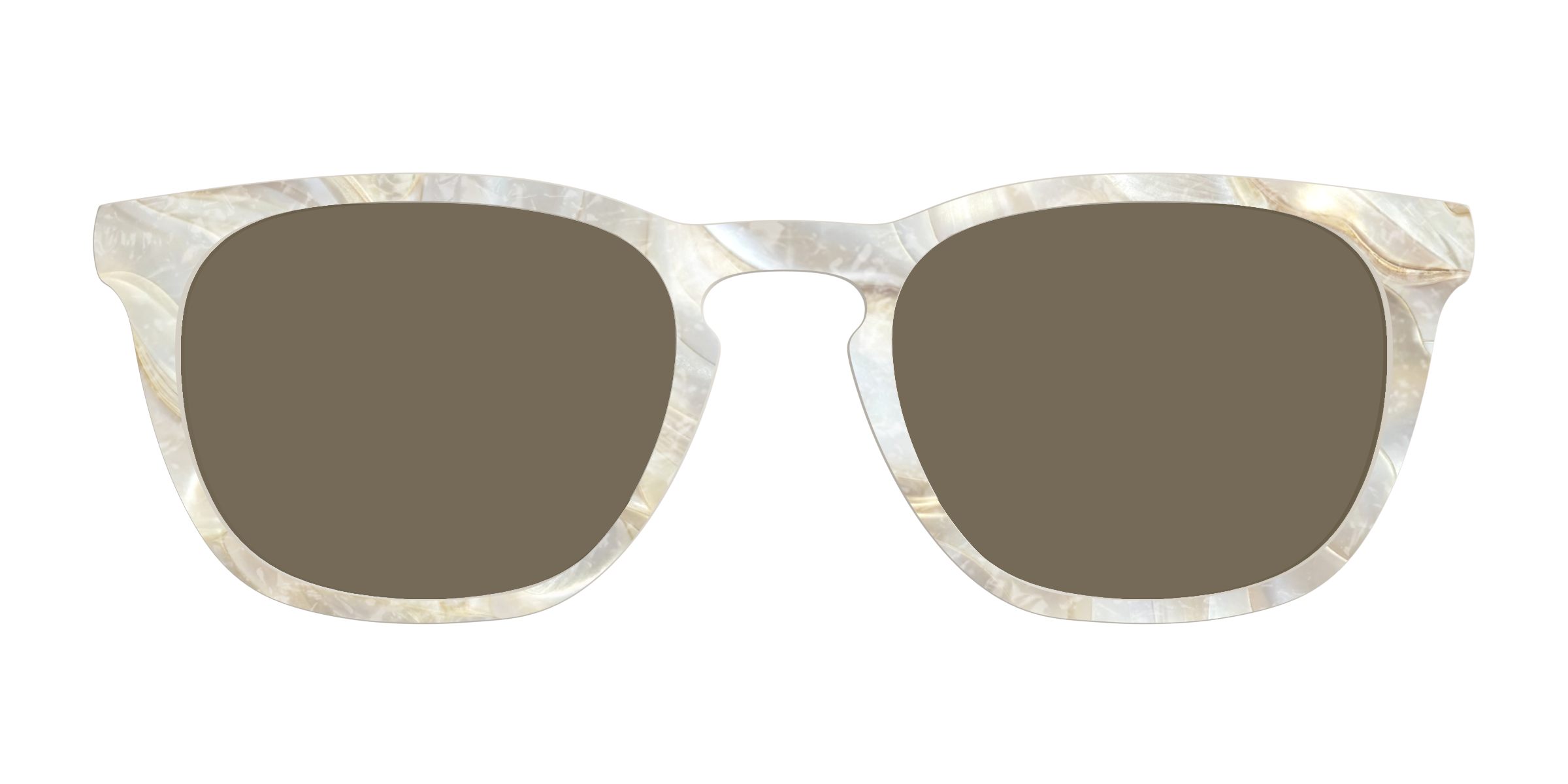 Pair Sun Tops Sandbar Pearl top sole polarizzato perla