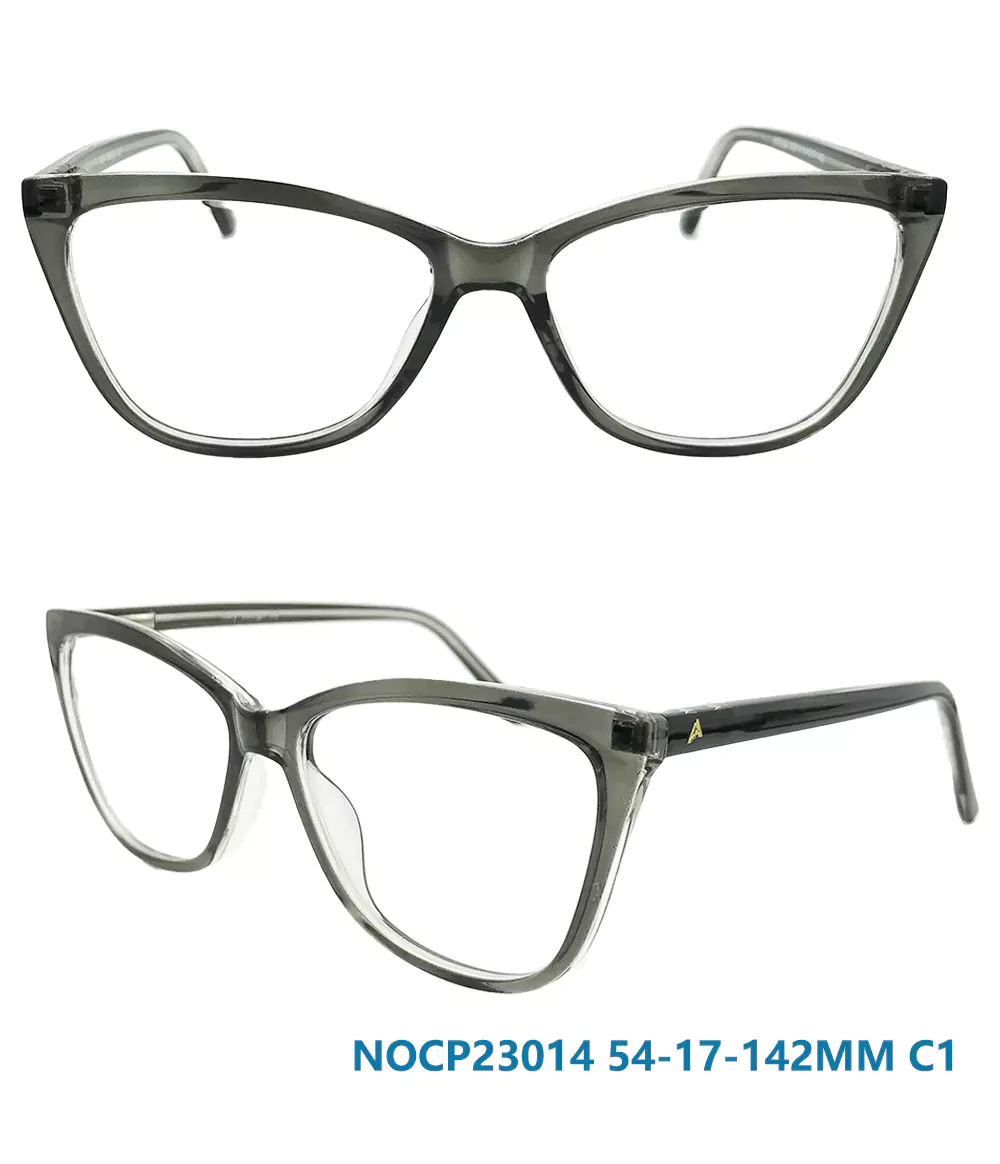 Ouyuan NOCP23014 montatura occhiali verde cat eye 54-17-142