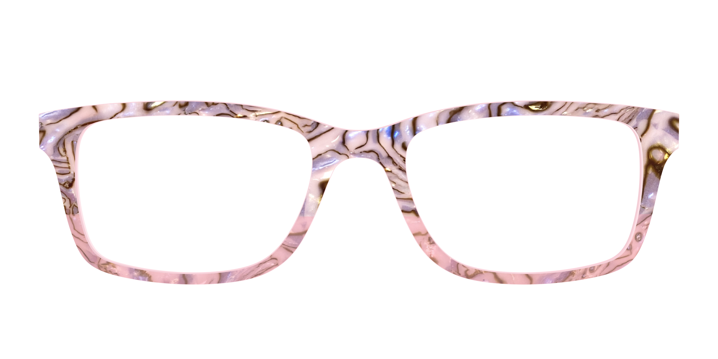 Pair Eyewear Design Tops Pink Conch Shell Pearl top 589