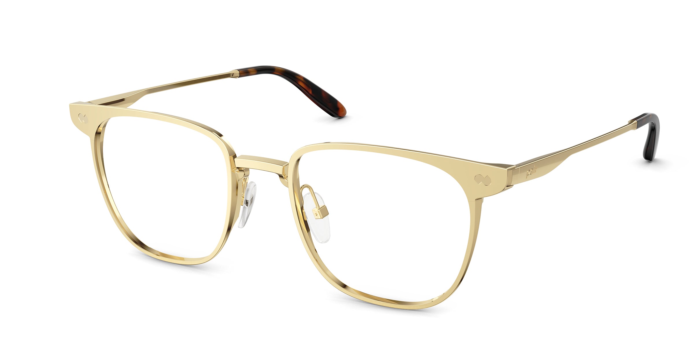 Pair Eyewear Nola Black Metal montatura metallo quadrata nera