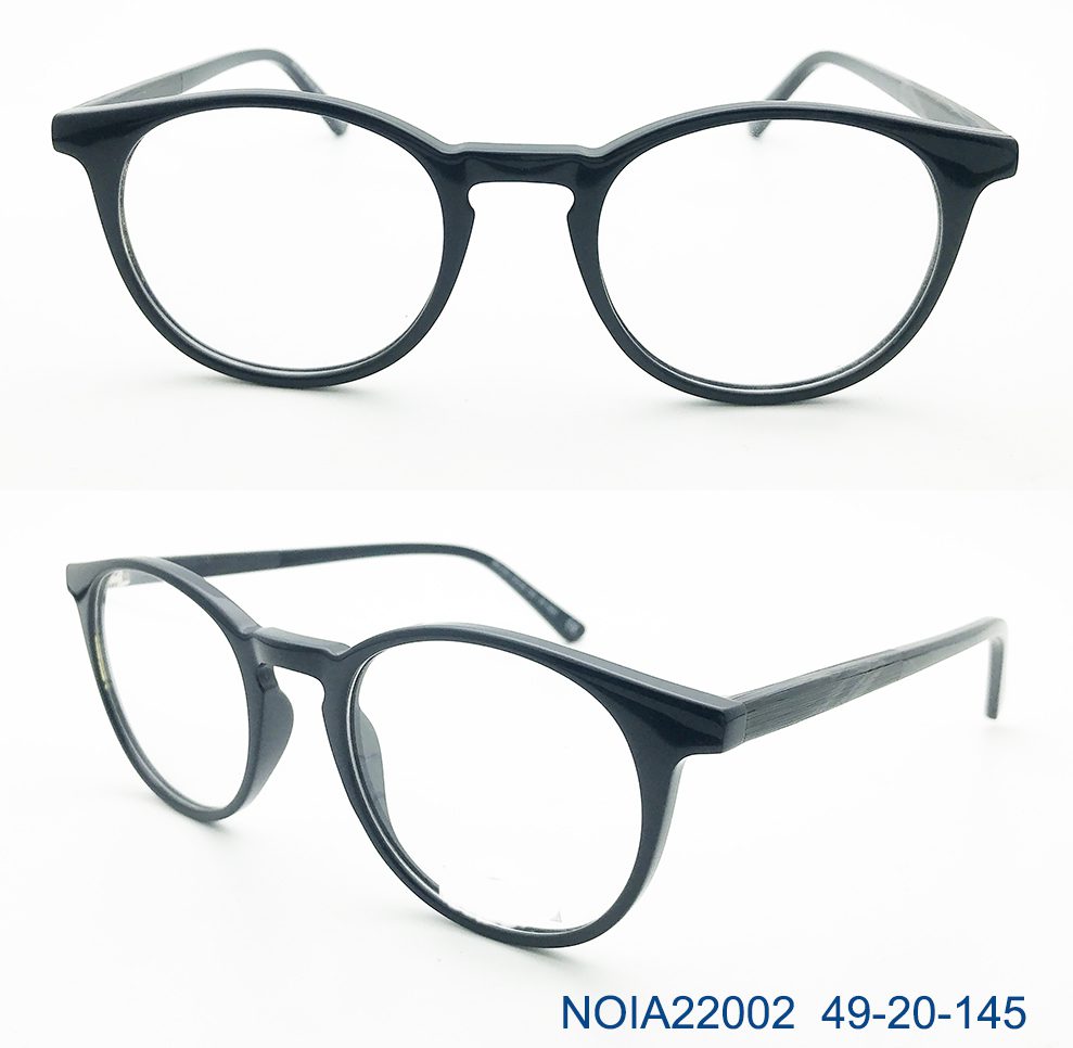 Ouyuan NOIA22002 montatura rotonda nera 49-20-145
