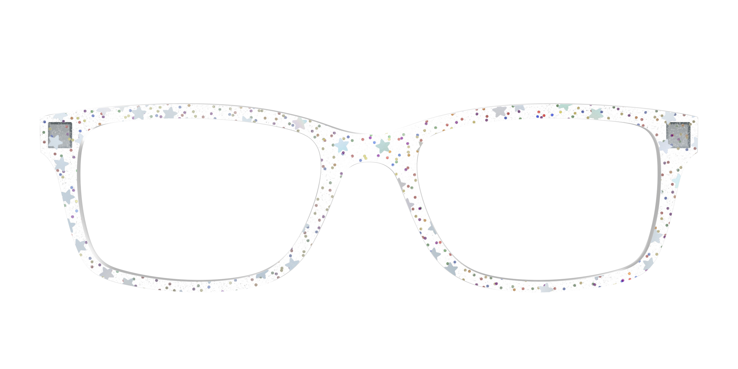 Pair Eyewear Design Tops Star Glitter Crystal Topper Cedro
