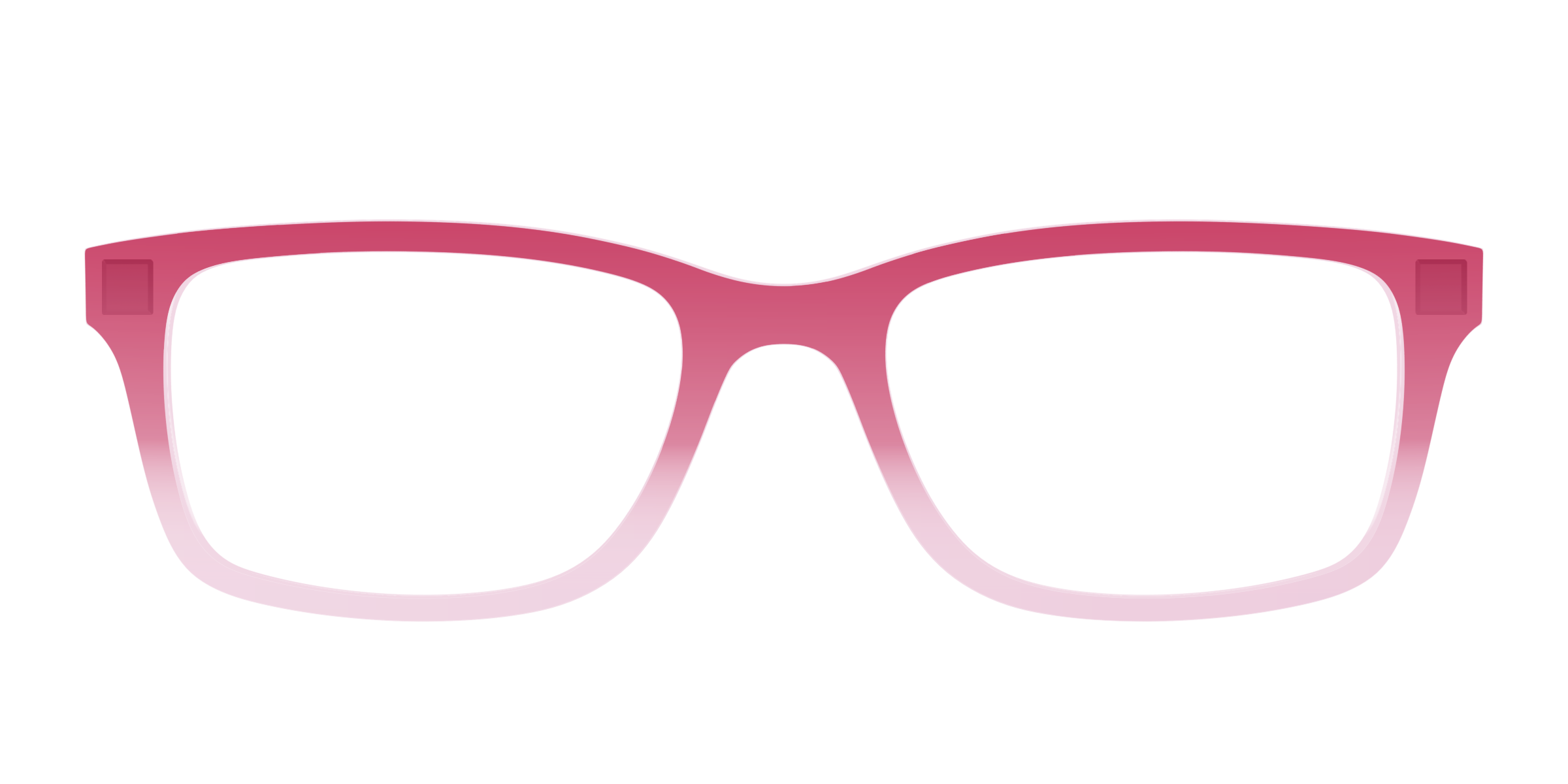 Pair Eyewear Solid Tops Flamingo Blush Gradient top rosa