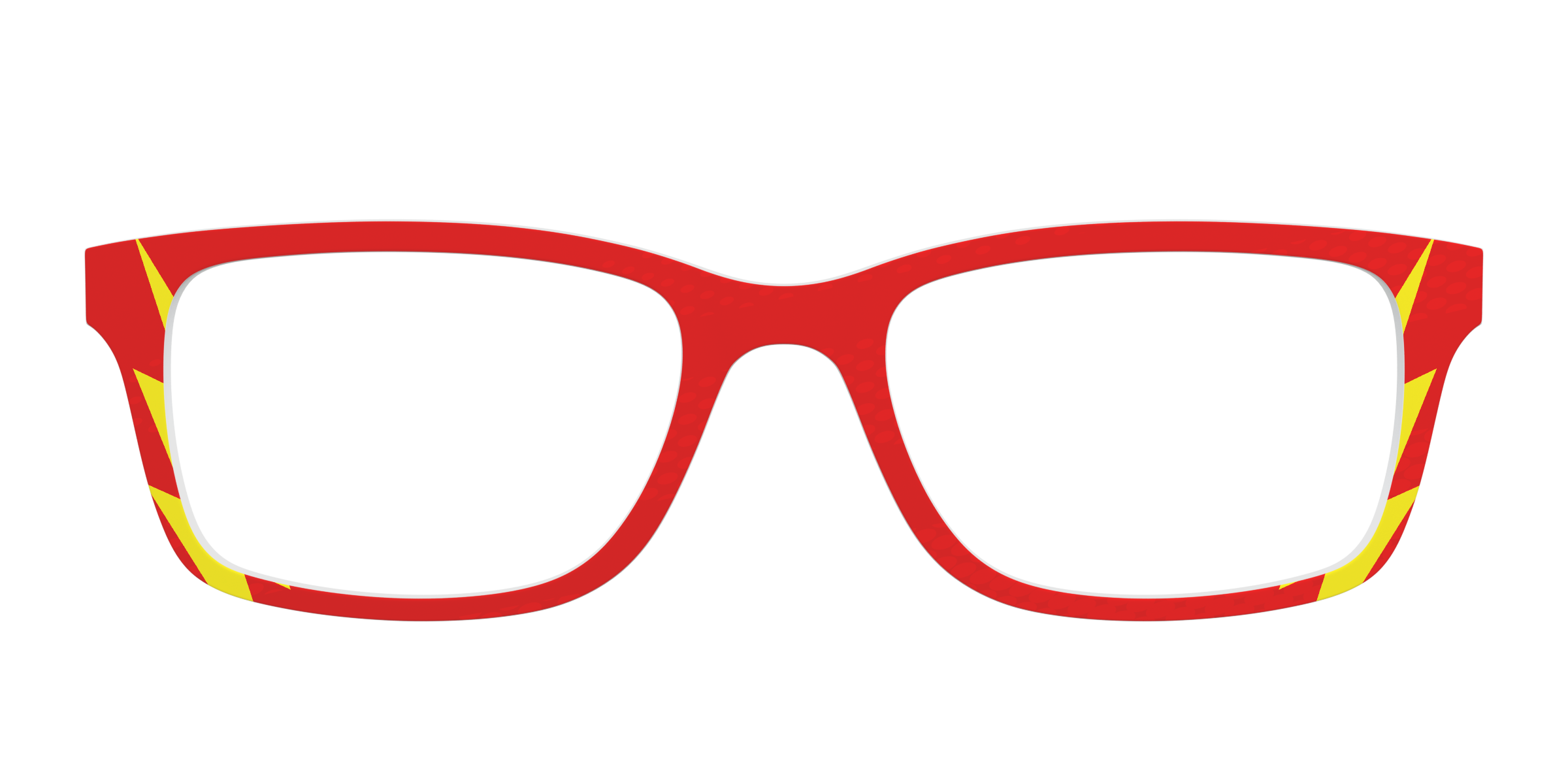 Pair Eyewear Collabs The Flash top occhiali Cedro rosso