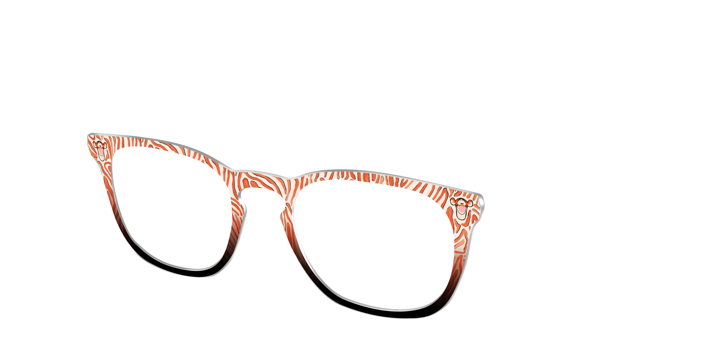 Pair Eyewear Collabs Tigger top occhiali fantasia