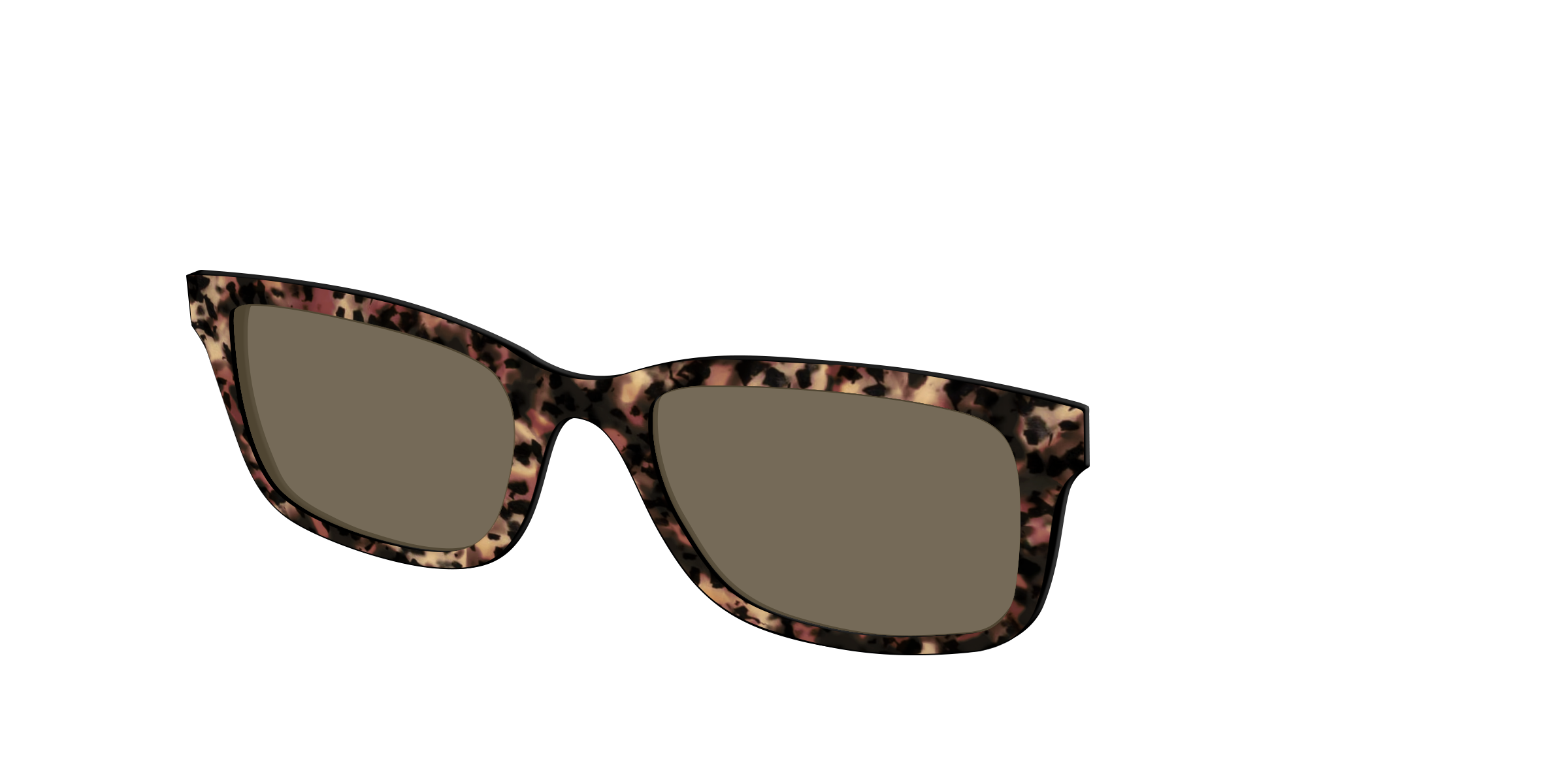 Pair Eyewear Sun Tops Sienna Tortoise top sole polarizzato