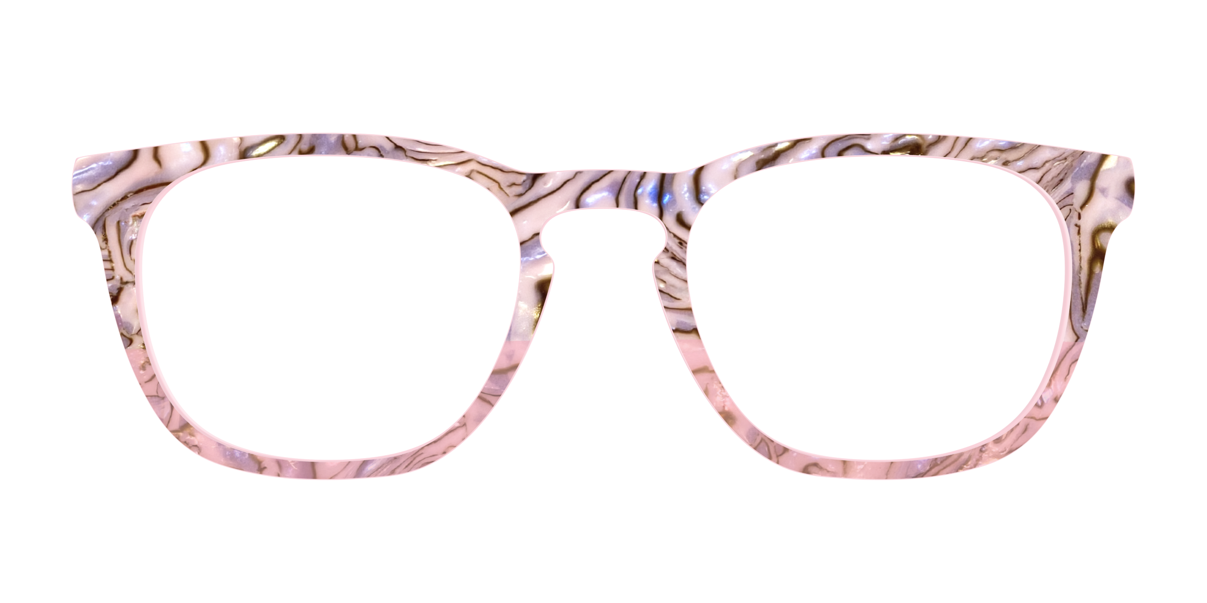 Pair Eyewear Design Tops Pink Conch Shell Pearl top 589