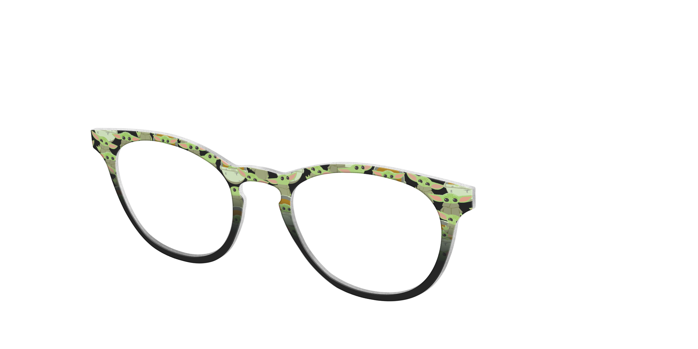 Pair Eyewear Collabs Grogu Gradient top per occhiali gradient