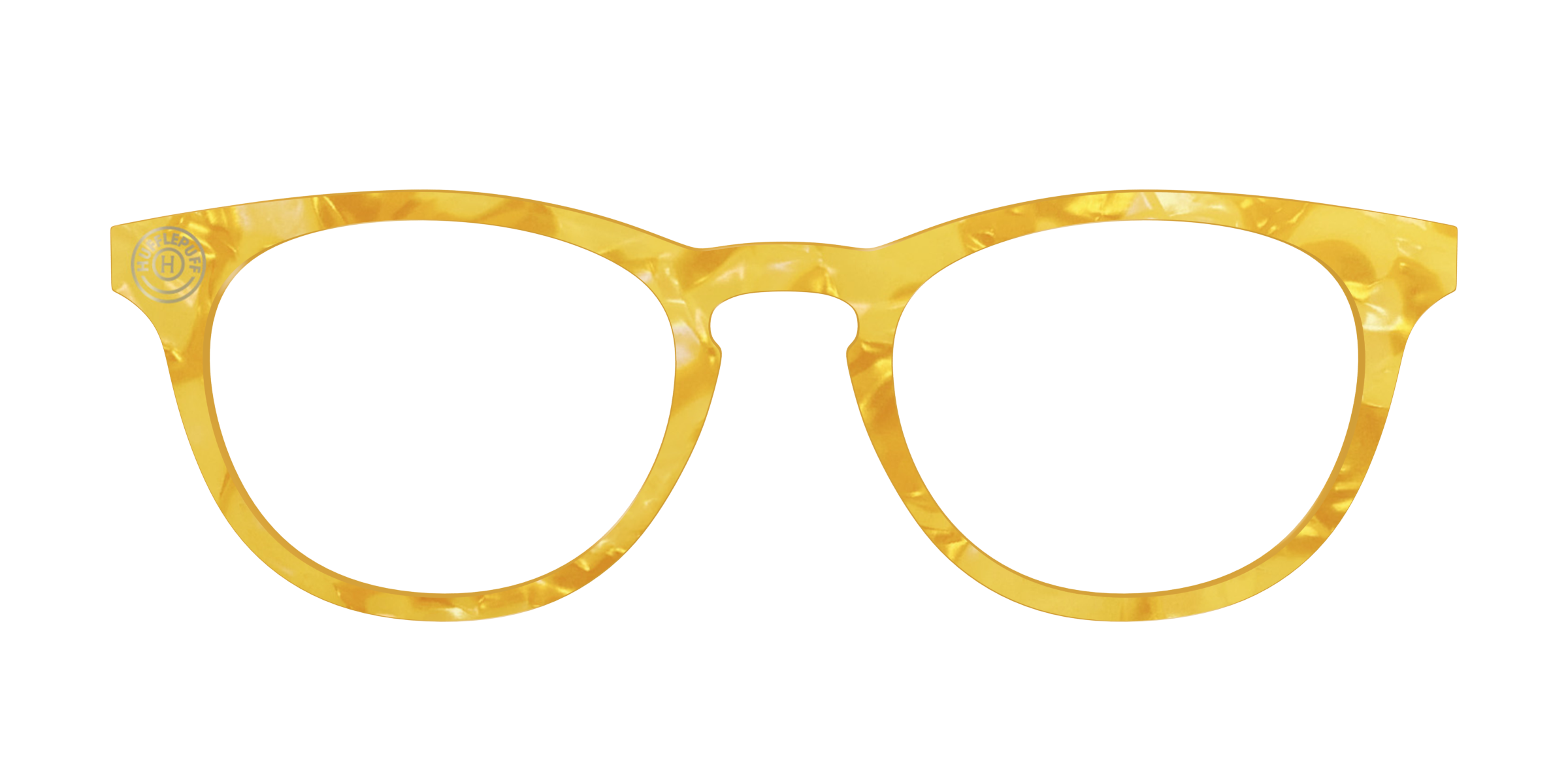 Pair Eyewear Collabs Hufflepuff Pearl Tortoise top occhiali