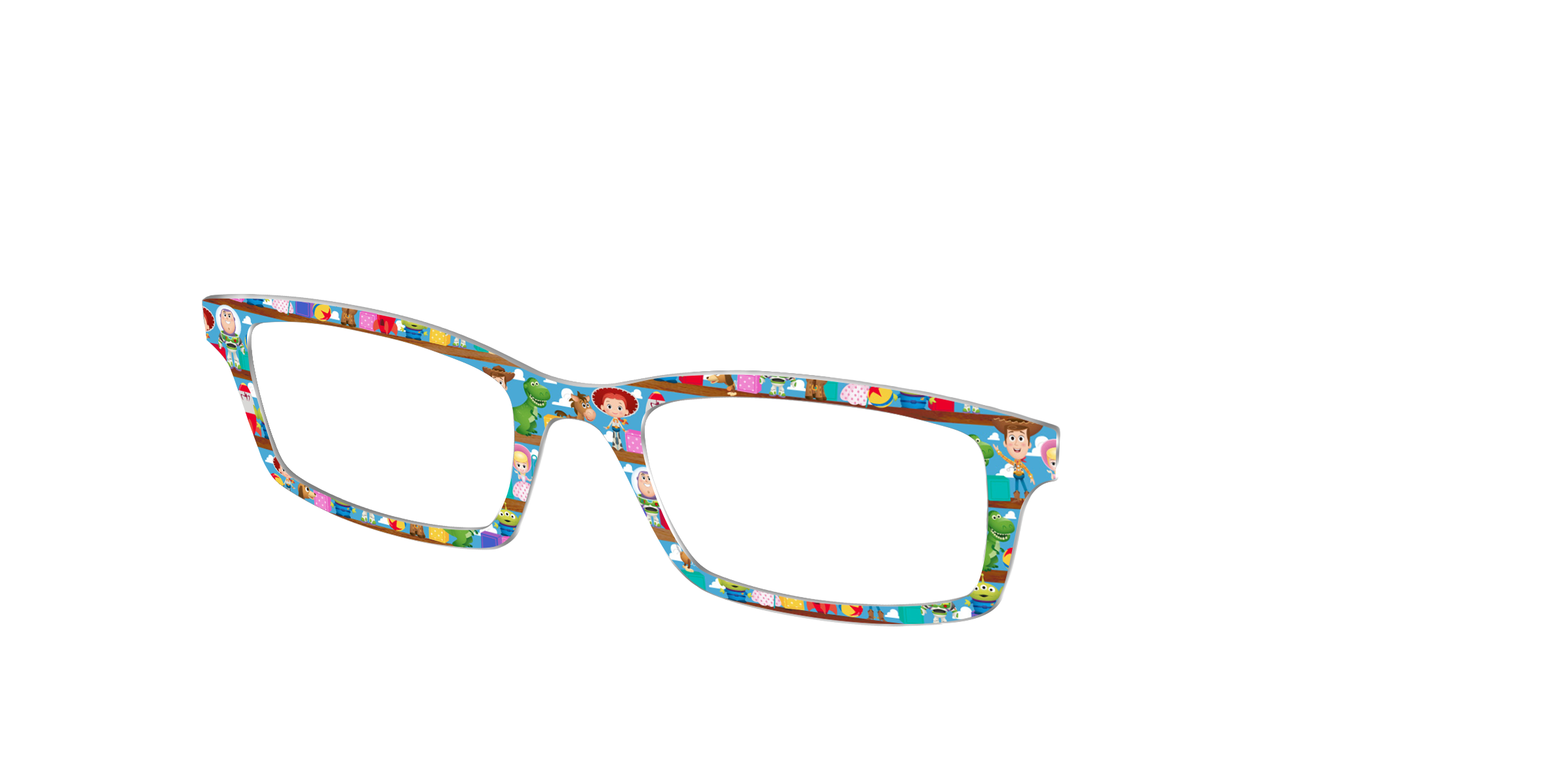 Pair Eyewear Andy's Toy Shelf top frame Cedro azzurro