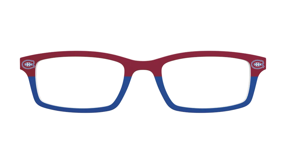 Pair Eyewear School Spirit The Canadiens Split top per occhiali blu rosso