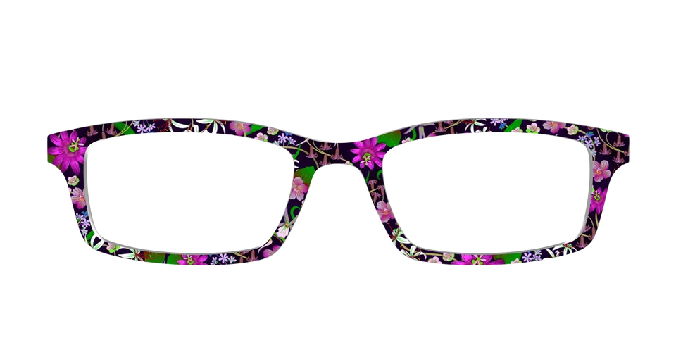 Pair Eyewear Design Tops Nightfall Blossoms top per occhiali fiori