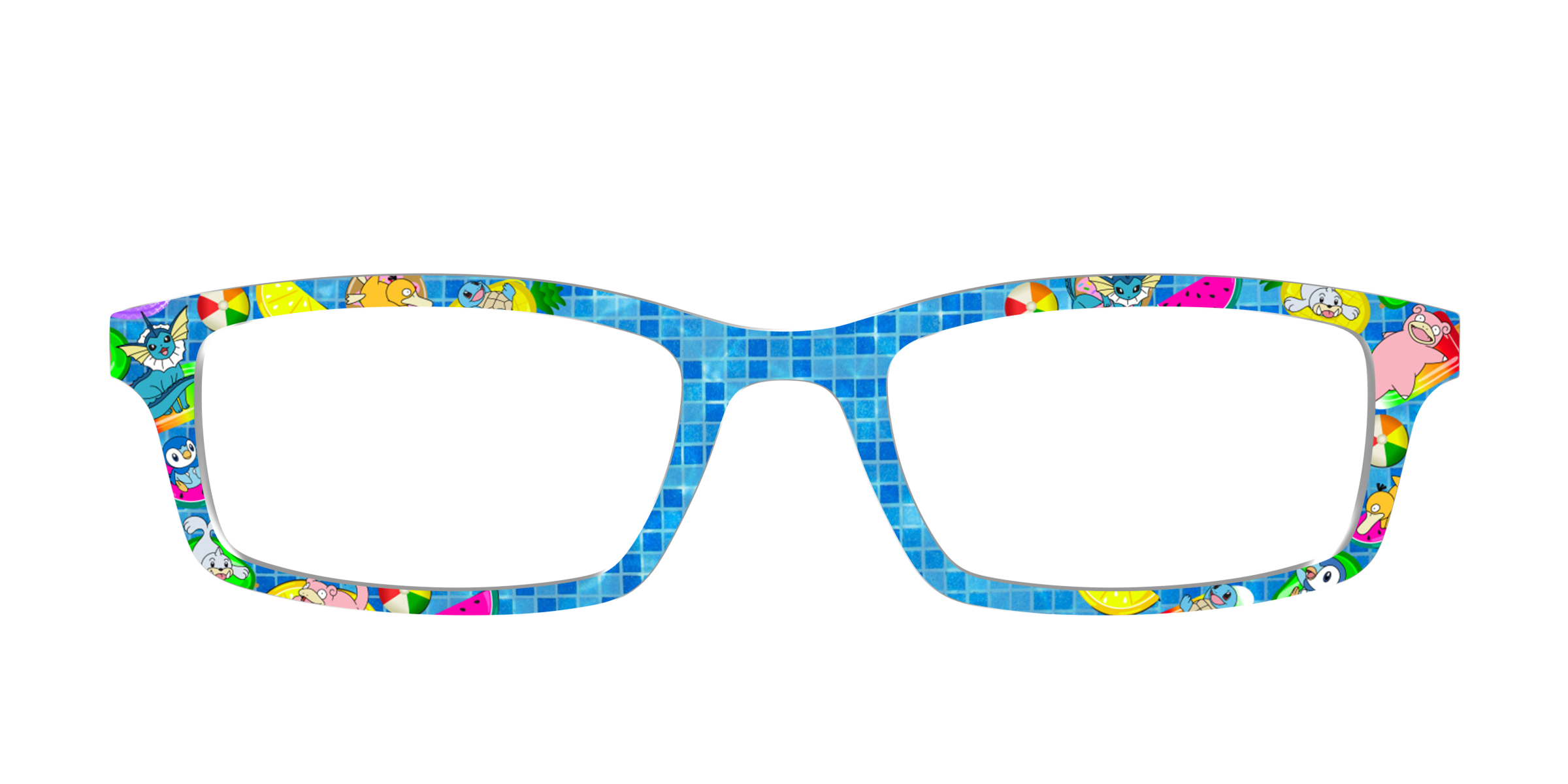 Pair Eyewear Collabs Water Type Top Occhiali Azzurro