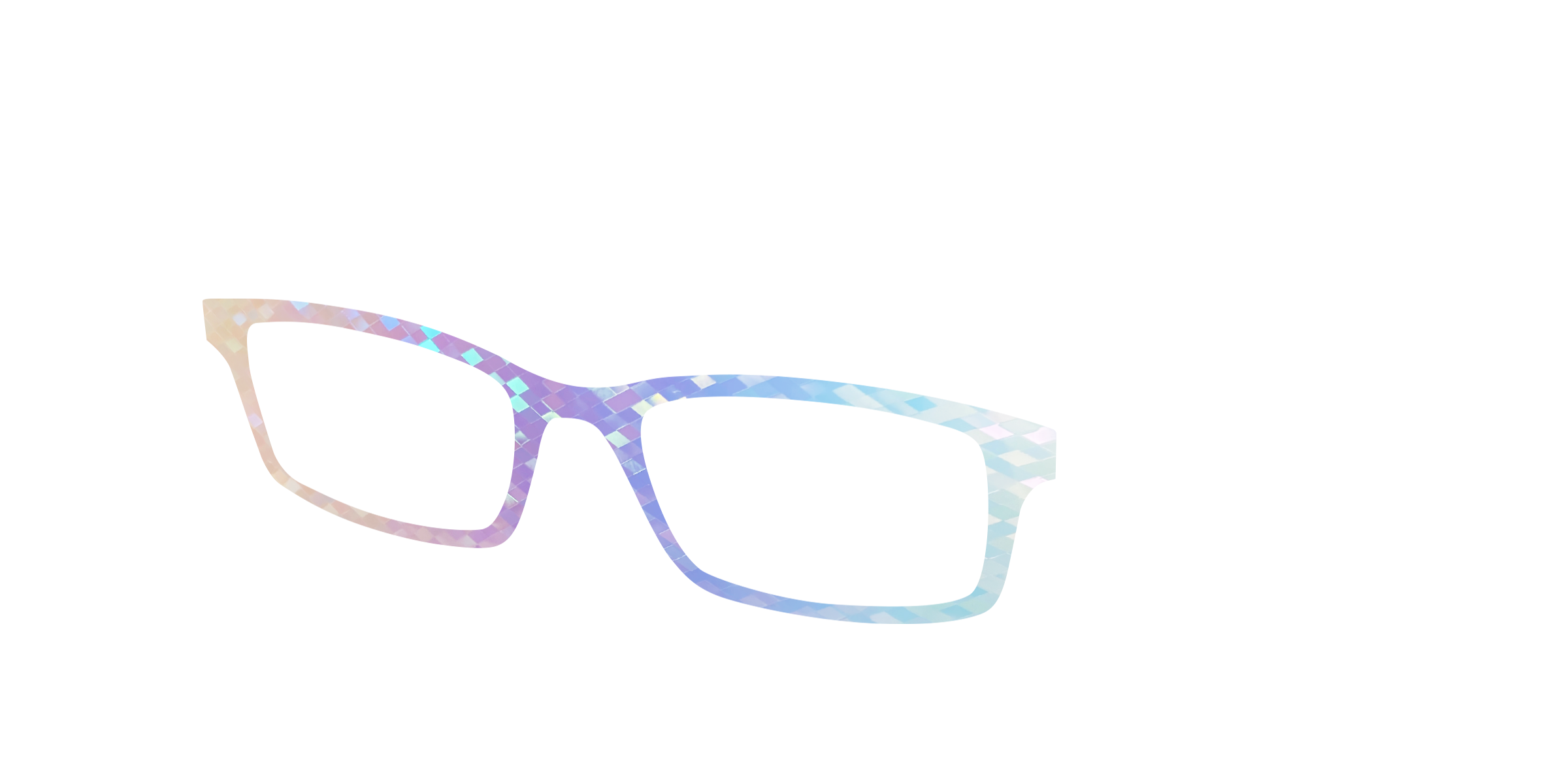 Pair Eyewear Design Tops Pastel Rainbow top per occhiali arcobaleno