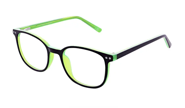 Lazer Junior 2238 occhiali da vista bambino nero verde bicolore