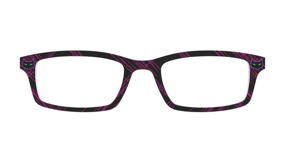 Pair Eyewear Collabs The Catwoman top occhiali nero rosa
