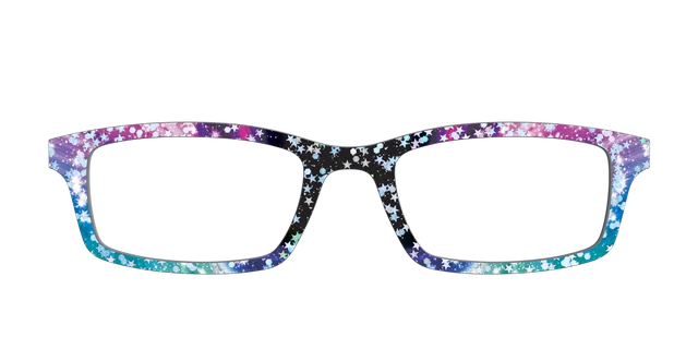 Pair Eyewear Design Tops The Stella Nebula Star Glitter top occhiali