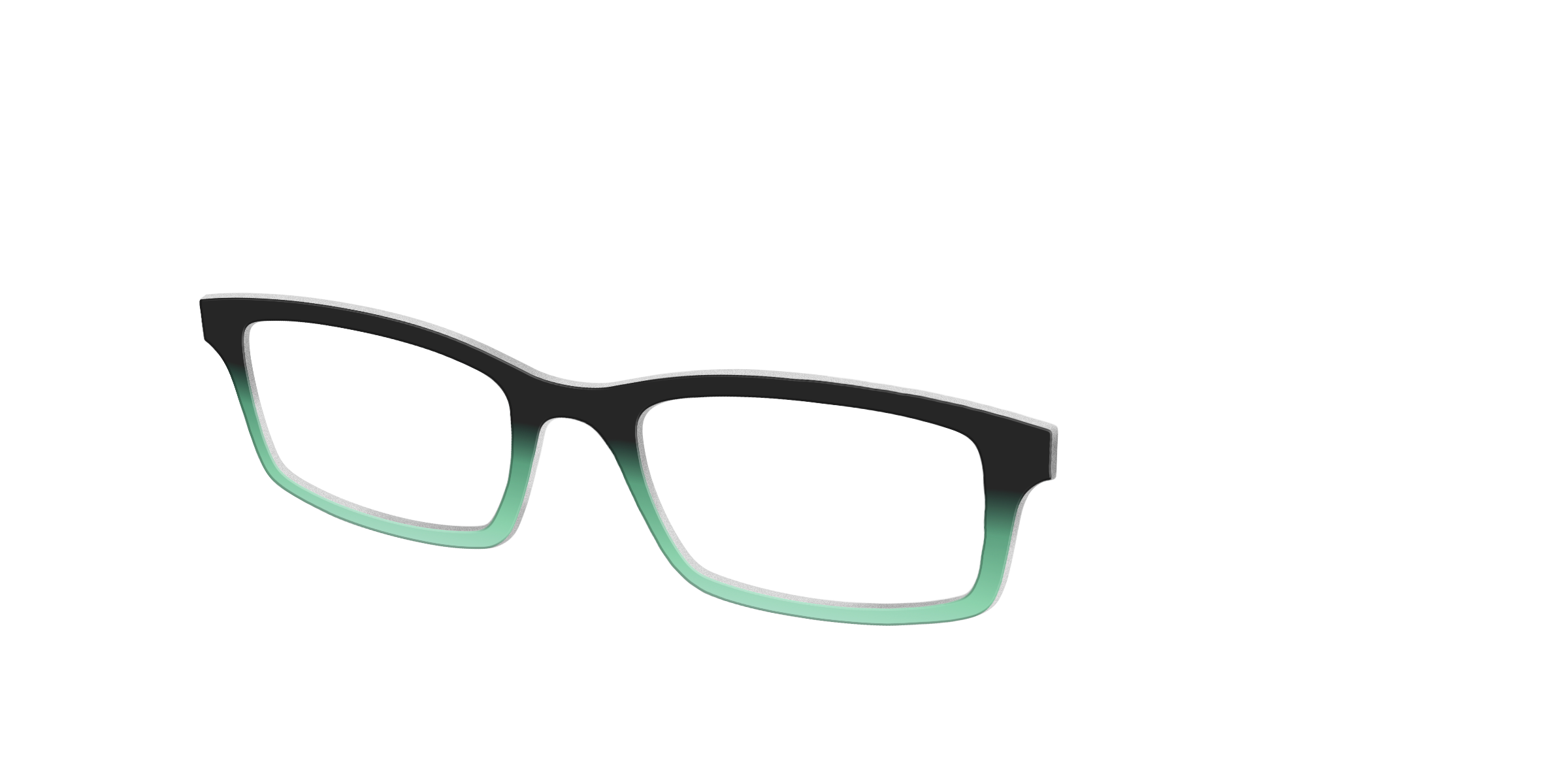 Pair Eyewear Solid Tops Black Spearmint Gradient top Serra
