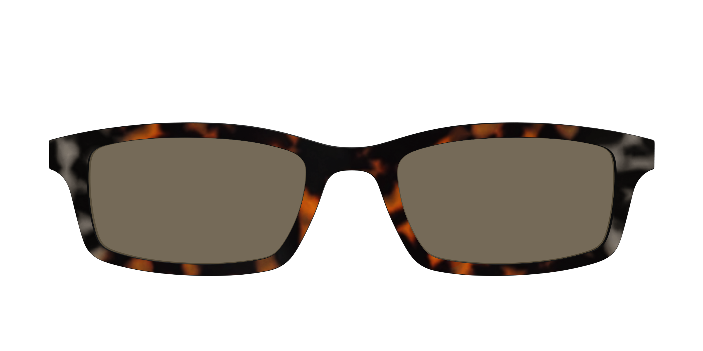 Pair Eyewear Sun Tops Polarized Gray Amber Tortoise clip sole