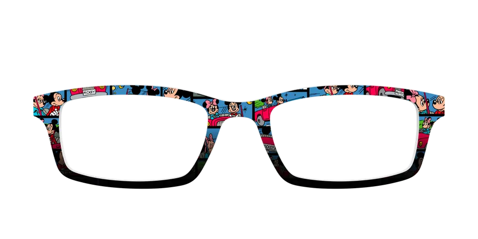 Pair Eyewear Collabs Mickey Minnie Comic Split top DY9