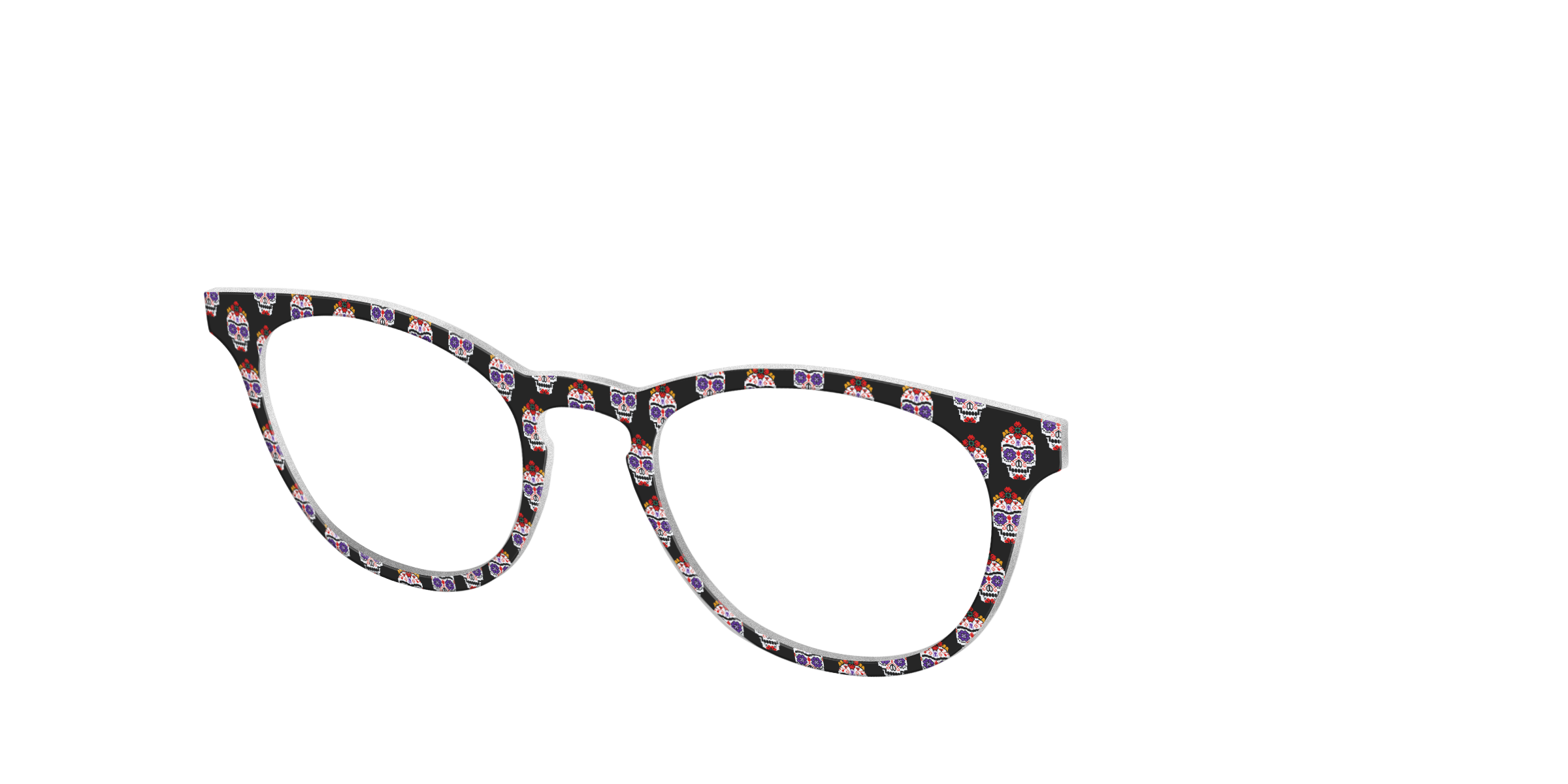 Pair Eyewear Collabs Frida Sugar Skulls topper occhiali FK11