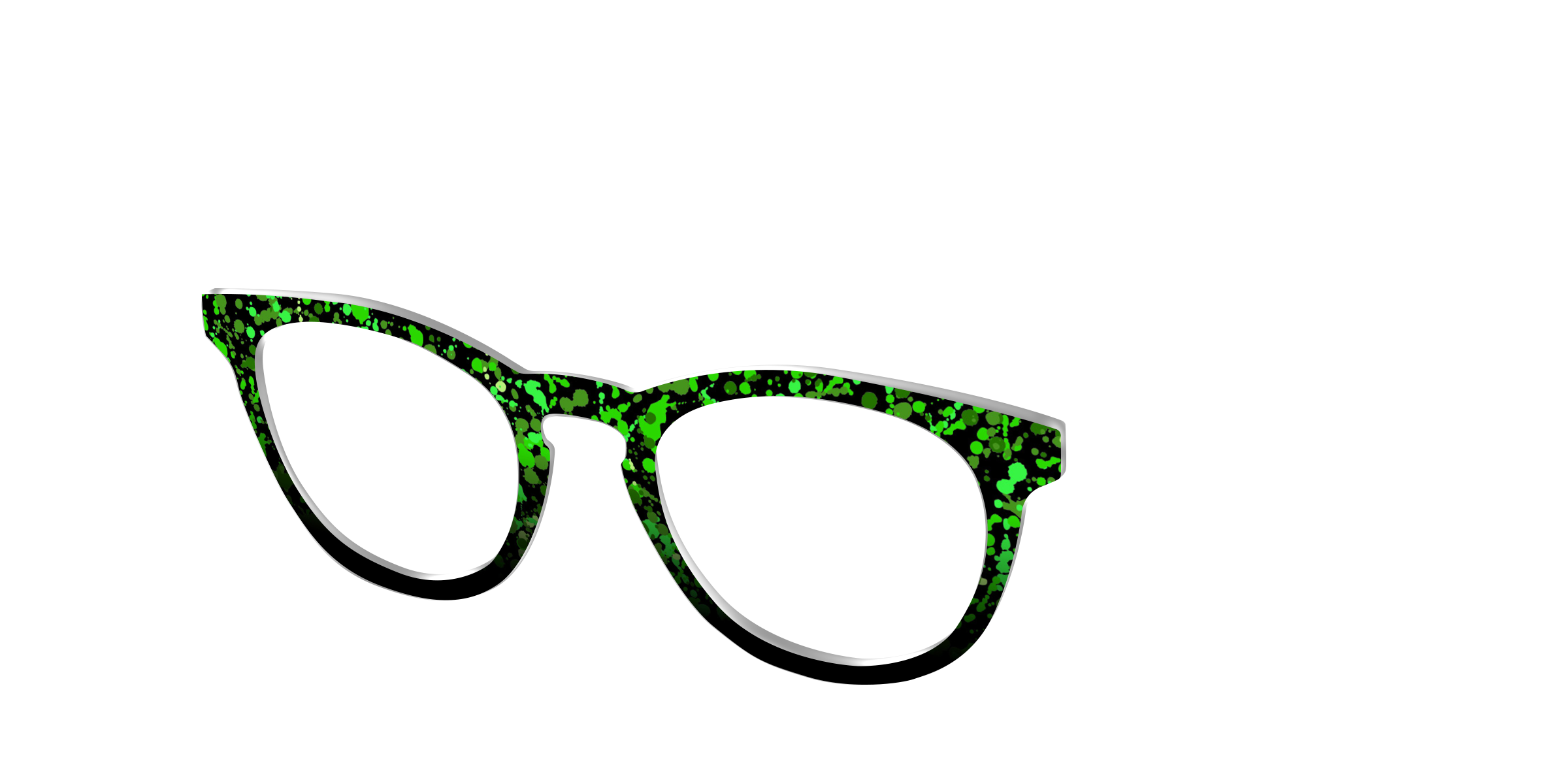 Pair Eyewear Design Tops The Slime Splatter top occhiali HW121