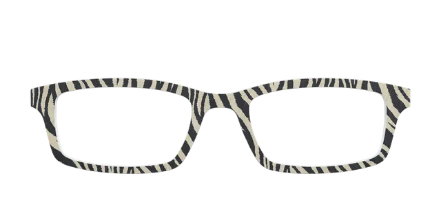 Pair Eyewear Solid Tops Zebra Stripes top occhiali bianco