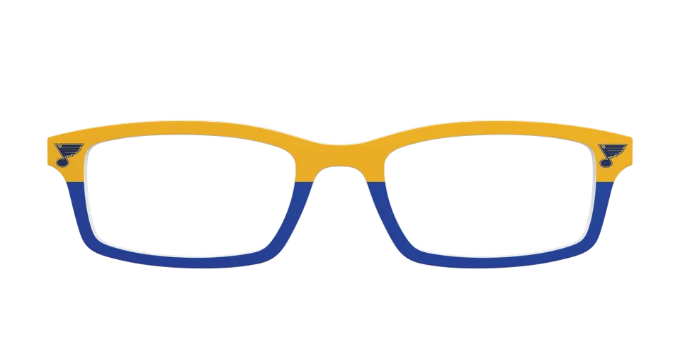 Pair Eyewear School Spirit The Blues Split top occhiali blu