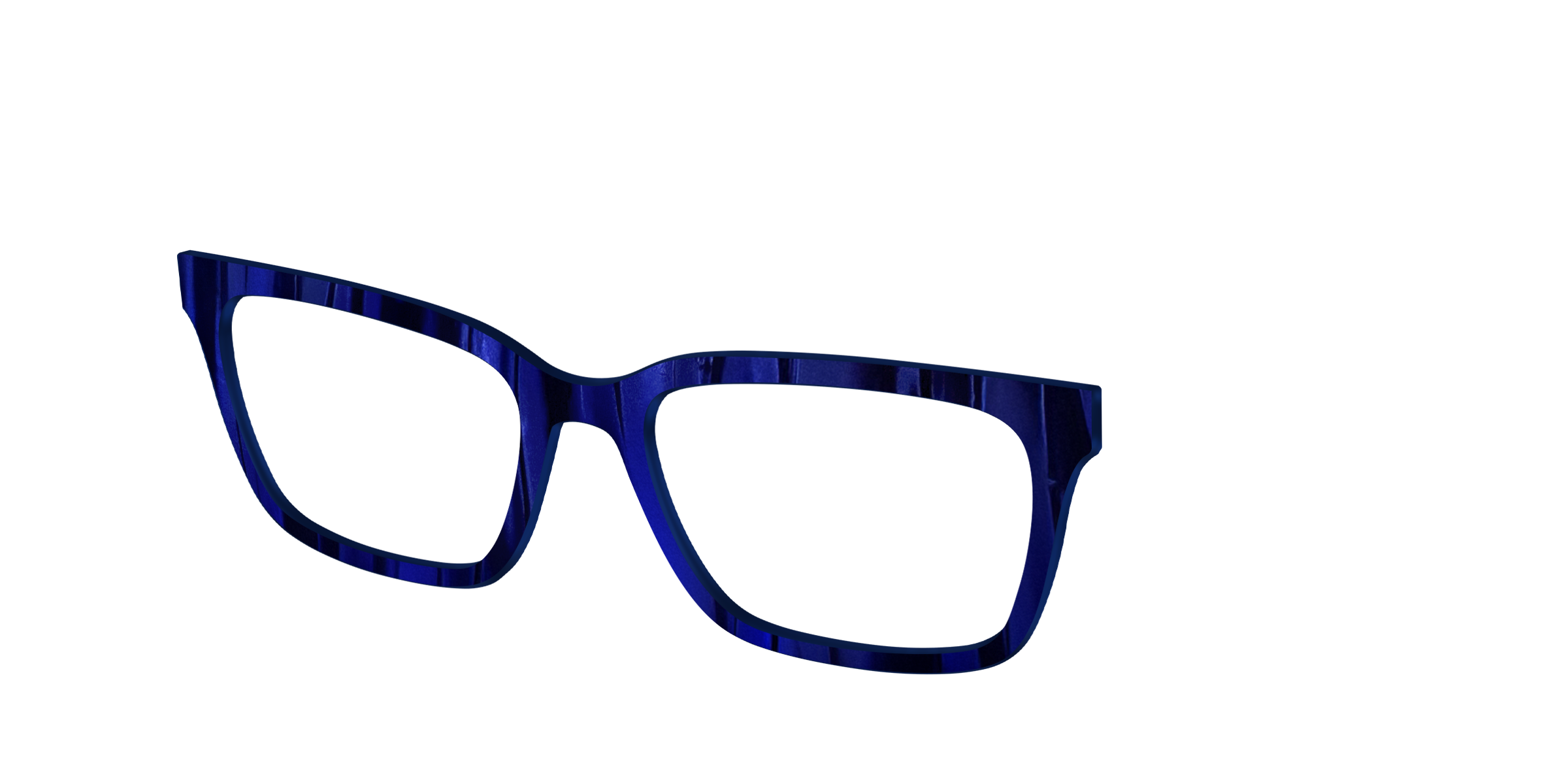 Pair Eyewear Design Tops Indigo Moire Stripes top righe blu