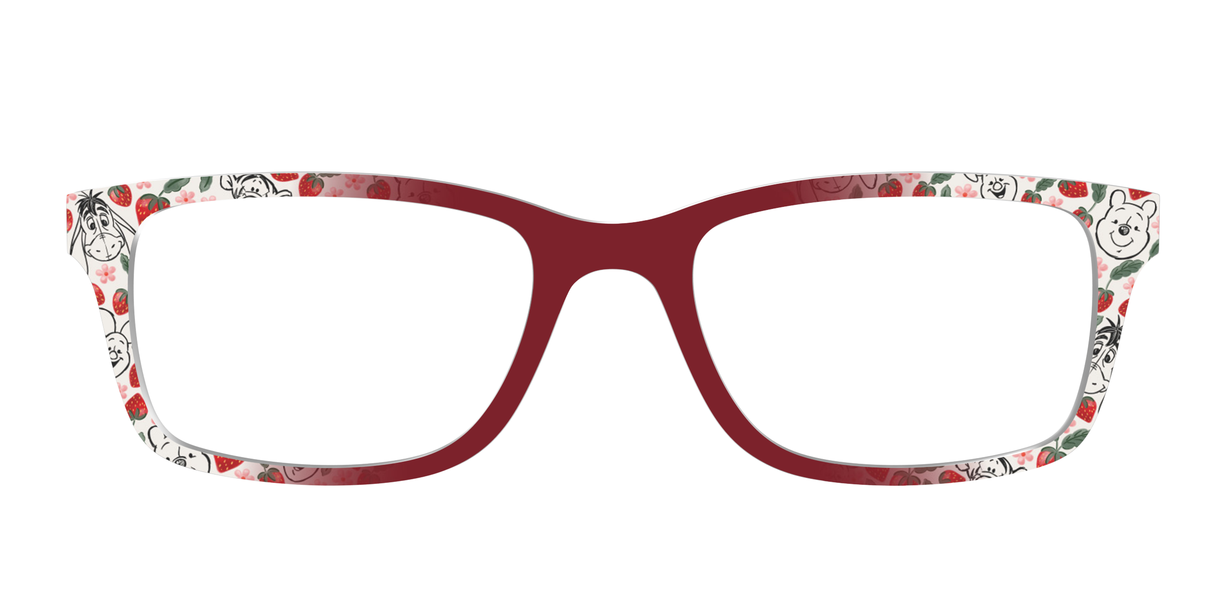 Pair Eyewear Collabs Berry Sweet top per occhiali rosso