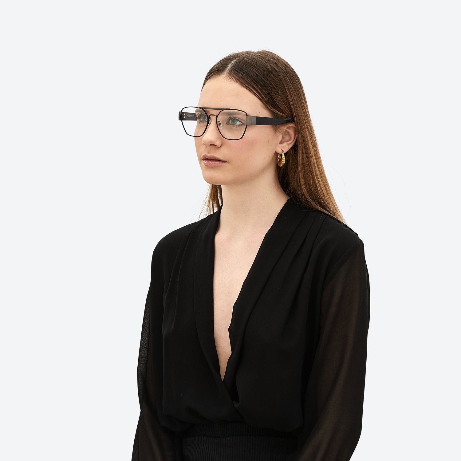 Monokol Still Icons MK117 C3 occhiali da vista aviatore donna metallo