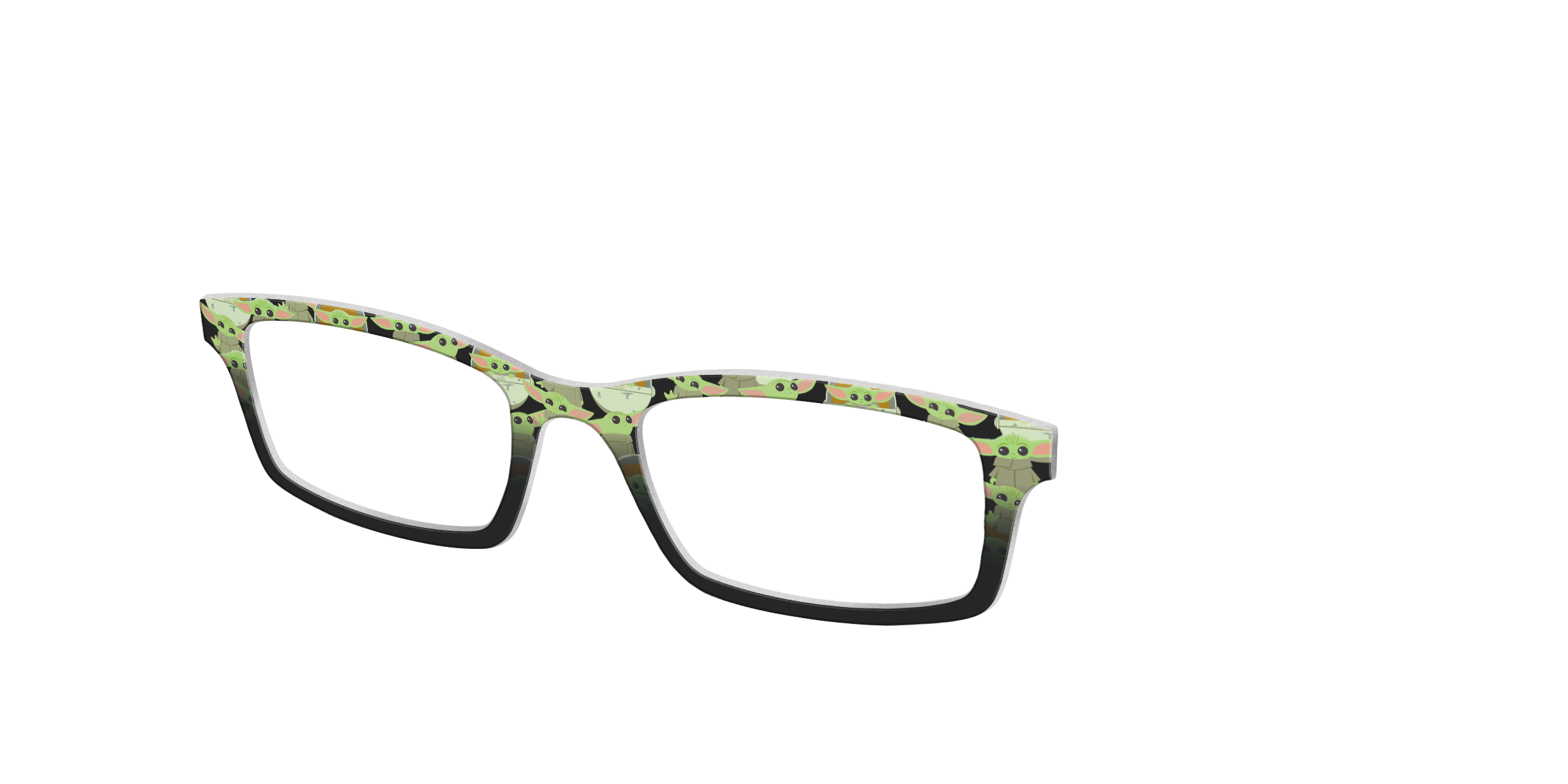 Pair Eyewear Collabs Grogu Gradient top per occhiali gradient