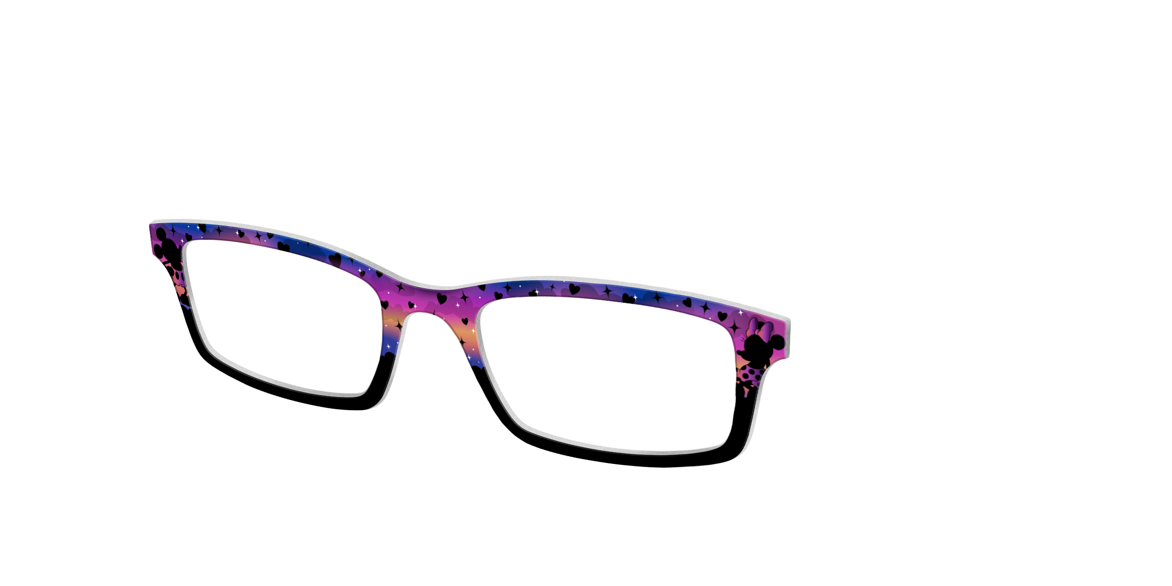 Pair Eyewear Collabs Mickey Minnie Shadow top DY4