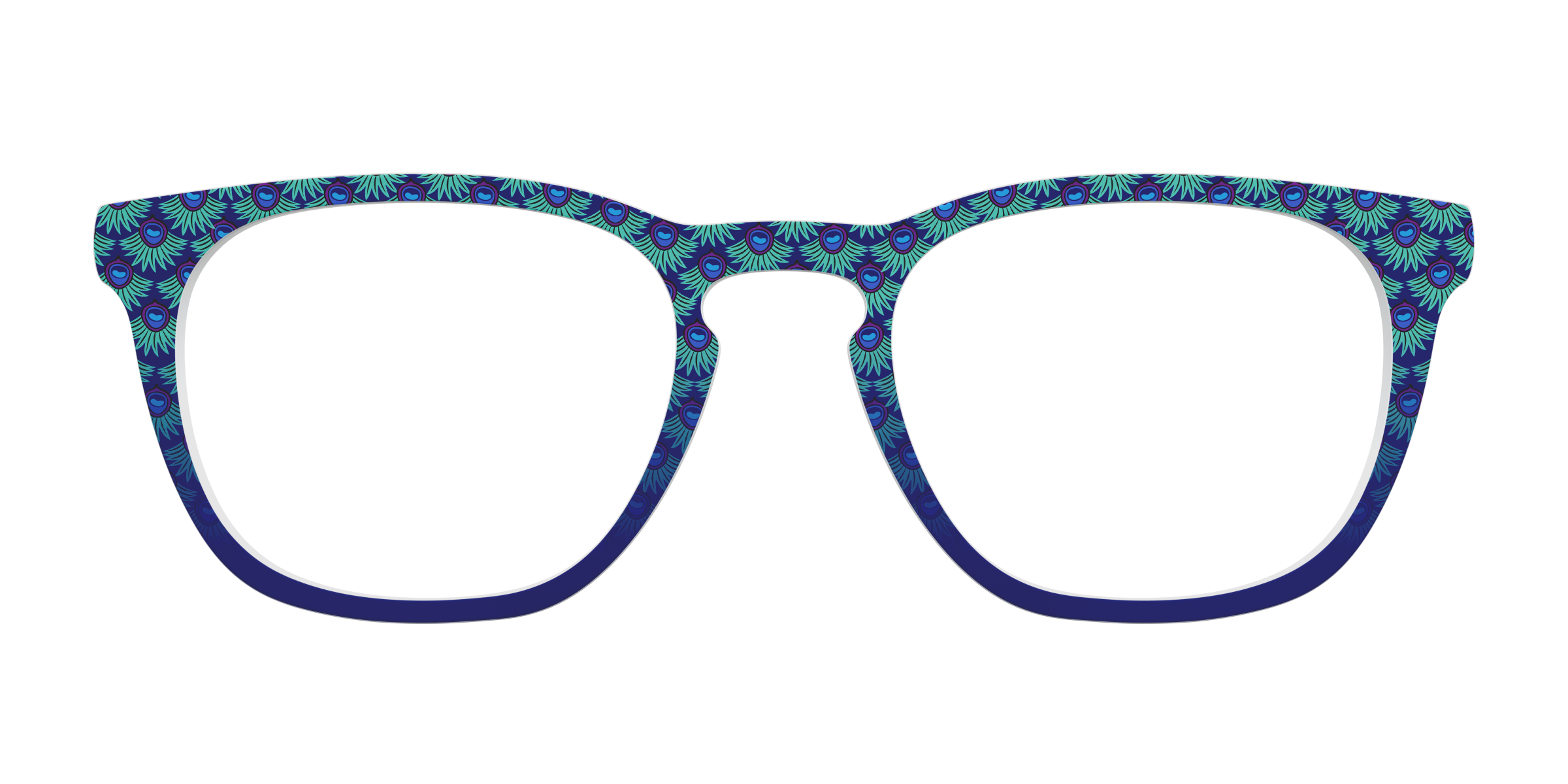 Pair Eyewear Collabs Peacock Scallop top FK12