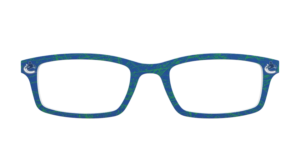 Pair Eyewear School Spirit The Canucks Ice cover blu verde