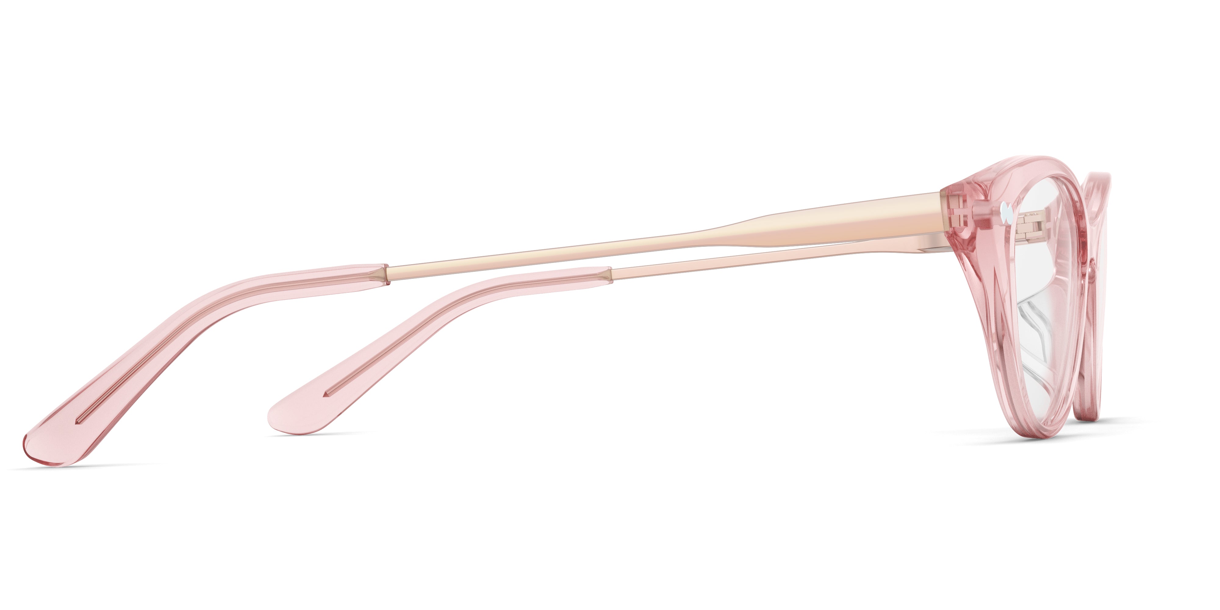 Pair Eyewear Ella Mixed Material montatura Crystal Clear